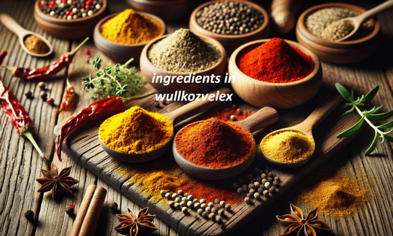 Ingredients in Wullkozvelex