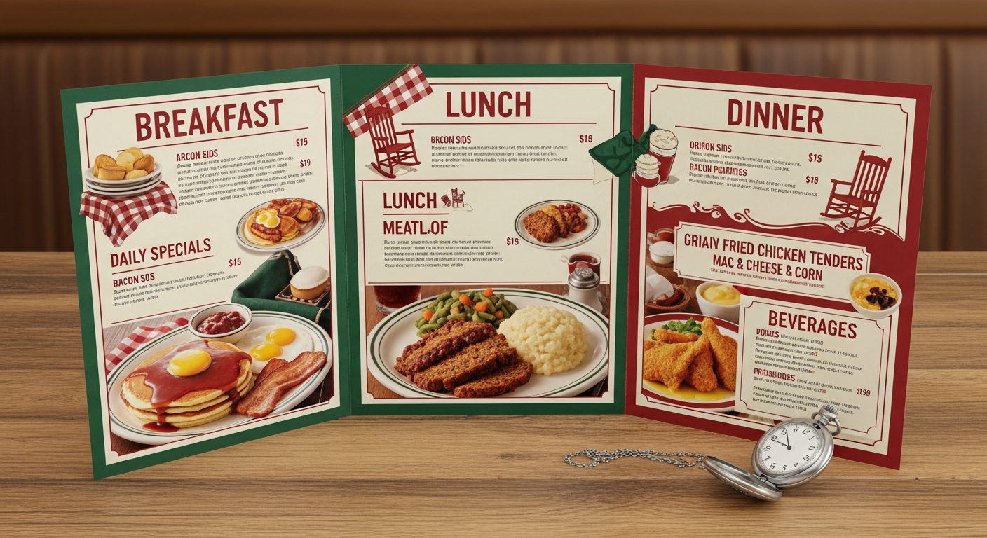 Cracker Barrel menu